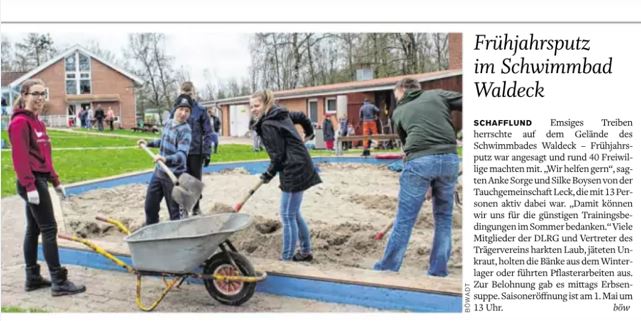 Zeitungsbericht Arbeitsdienst Waldeck