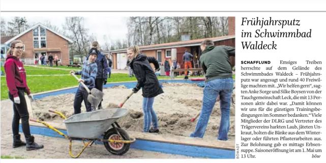 Zeitungsbericht Arbeitsdienst Waldeck