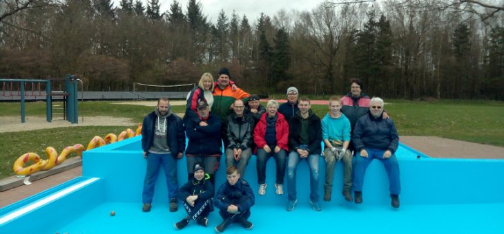 Arbeitsdienst im Schwimmbad Waldeck